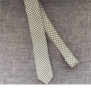 Sprezza New York black and white gingham tie